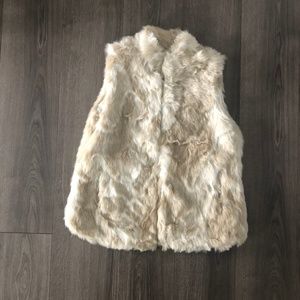 BB Dakota Fur What Faux Fur Vest